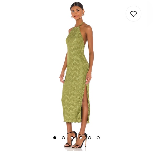 x REVOLVE Frederick Dress in Olive Green House of Harlow 1960 - Picture 2 of 2